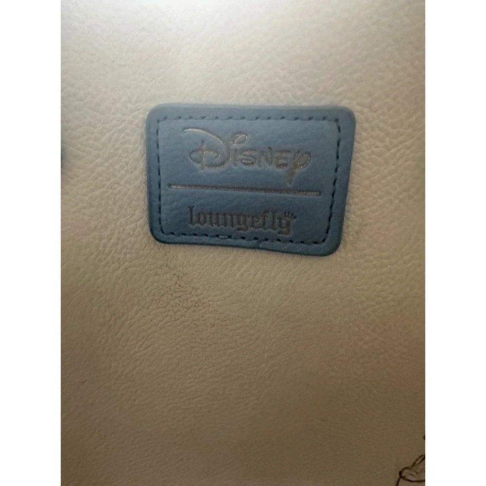Disney Loungefly Alice in Wonderland Satchel Crossbody Bag Blue Gold Alice Dinah